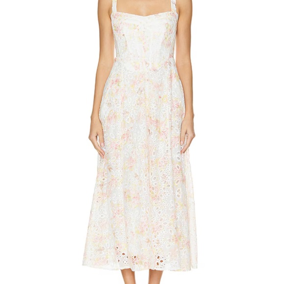 Revolve Bardot lilah midi dress - Picture 1 of 6